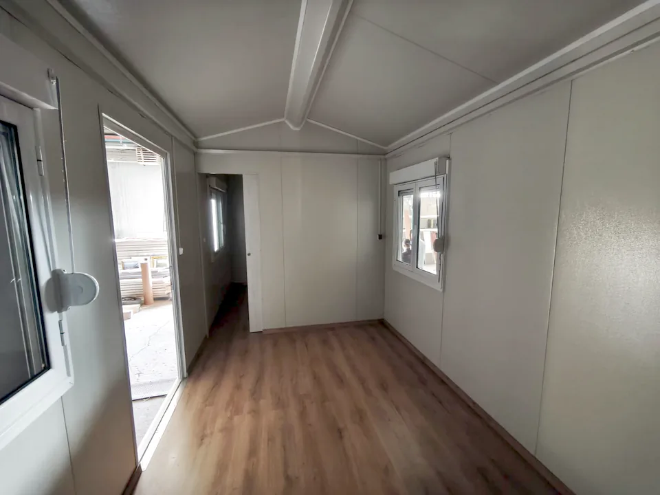 Interior with the front door open